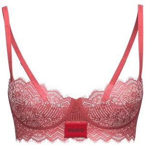 HUGO Underwire B. Rl Lace BH zonder beugel voor dames, Lichtrood/pastel Red632, 95C