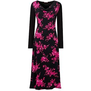 Joe Browns Abstract Floral Dress avondjurk voor dames, zwart.