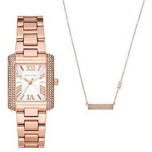 Michael Kors MK1074SET dameshorloge, roségoud, Talla única, armband:, Rozengoud., Polsband: