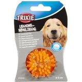 TRIXIE Knipperende gele bal voor honden, oranje, ø 5 cm, 50 uur brandduur, impactactivering