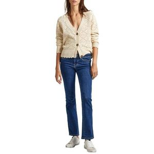 Pepe Jeans Jean slim fit bootcut Lw pour femme, Bleu (Denim-gx7), 25W / 32L