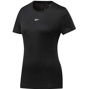 Reebok TS Smartvent Tee T-shirt voor dames, zwart.