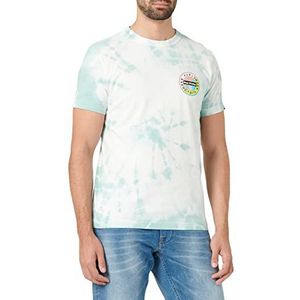 Kings of Indigo T-shirt Darius pour homme, Vert (Tie Dye Green Ash 7616), L
