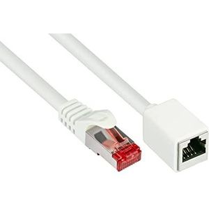 Good Connections Verlengkabel 8063 VR 050W Ethernet LAN-kabel patchkabel met vergrendelnoppen 5m wit