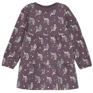s.Oliver Junior Robe sweat pour fille avec imprimé intégral, 48A1, 92