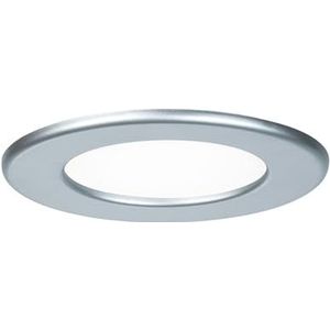 Paulmann 92070 inbouwset Quality LED-paneel, rond, 1 x 6 W, 4000 K, 230 V, 115 mm, chroom/kunststof