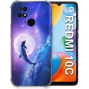 Beschermhoes voor Xiaomi Redmi 10C Animal Dolfijn Wave