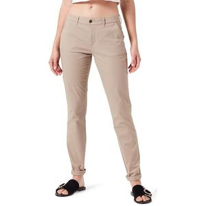 ONLY Pantalon chino pour femme classique, Gris clair, 36W / 30L