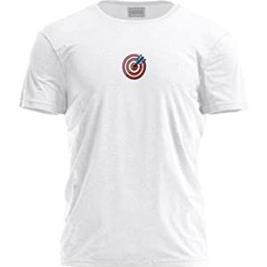 Bona Basics, Digital Print Basic T-shirt, % 100 katoen wit casual mannen T-shirt maat: S, wit, S, Wit