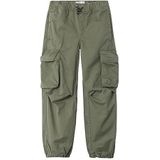 NAME IT Nkmben R Parachute Twi Pant 1900-tf Noos Slim Fit Jeans Kinderen & tieners, Olijfgroen