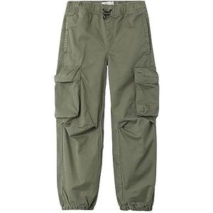 NAME IT Nkmben R Parachute Twi Pant 1900-tf Noos Slim Fit Jeans Kinderen & tieners, Olijfgroen