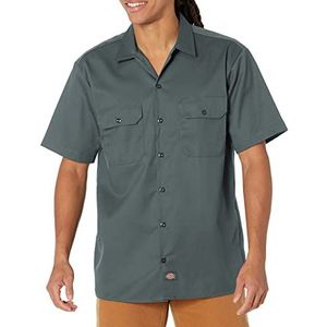 Dickies Werkoverhemd met korte mouwen, grote maat, button-down overhemd voor heren (1 stuk), Lincoln groen