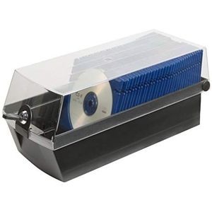 HAN 9260-13, CD-box MÄX 60, Pro Box voor 60 CD/DVD, beveiligd door slot, met 2 MÄX dienbladen, zwart