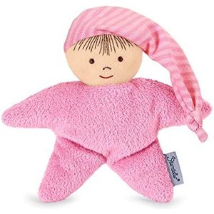 Sterntaler pop, geïntegreerde rammelaar, voor baby's vanaf de geboorte, 16 cm, roze