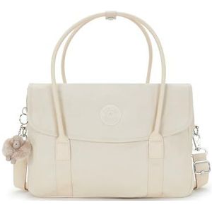 Kipling SUPERWORKER S, Small Laptop Bag 33 cm, afneembare schouderriem, Beige Pearl