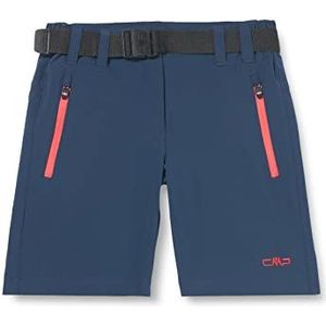 CMP Stretch bermuda voor meisjes, blauw-rood kussen