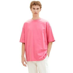 TOM TAILOR Denim Heren T-shirt 1035912, 31645 - Summer Time Pink