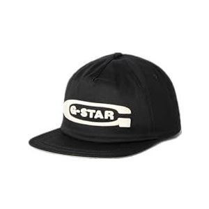 G-STAR RAW Avernus Flat Brim pet voor heren, Zwart (Dk Black D24316-C105-6484)