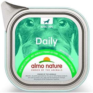 Almo Nature Daily Menu Pastei voor honden, met lam en aardappelen, 100 g, 32 stuks