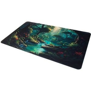 playmats.eu K074 Lorcana JCC Jungle Rubberen mat 61 x 35,5 cm voor kaartspel 65 x 35,5 cm