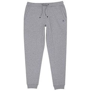 Original Penguin Joggingbroek met klein logo voor heren, Heather regen