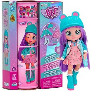 BFF Cry Babies S2 Lala | Modieuze verzamelpop met lang haar, kleding van stof en 9 accessoires – speelgoed cadeau voor meisjes en jongens vanaf 5 jaar