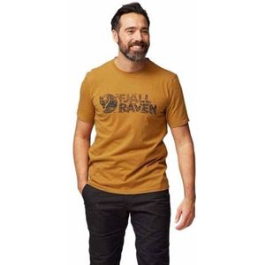 Fjallraven Heren T-shirt Lush Logo M Acorn, S, Acorn