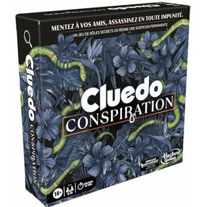 Cluedo Conspiration, gezelschapspel voor tieners en volwassenen, geheime rollenspellen, 4-10 spelers, survey games