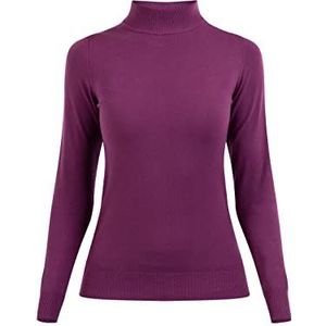 SIDONA Pull pour femme, lilas, XL-XXL