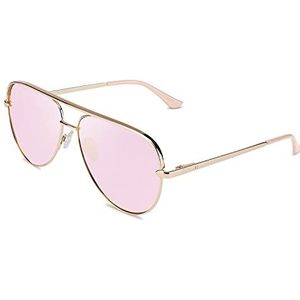 CLANDESTINE Pilot zonnebril Dorado-roze nylon HD Talla única Unisex volwassenen