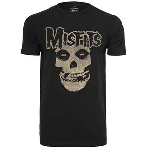 Mister Tee Upscale X Misfits Oversized T-shirt voor heren, zwart.