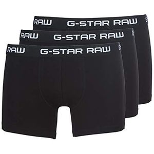 G-STAR RAW Classic Trunk 3 stuks ondergoed voor heren (3 stuks), zwart/zwart