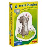 Haba 6 Eerste Puzzels Dierenkinderen 7-delig De