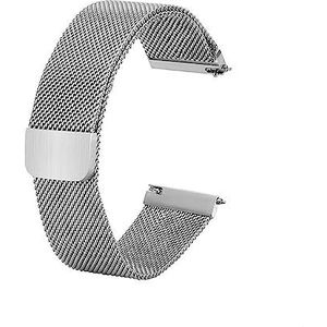 yufana Bandjes compatibel met Apple Watch armband 41 mm 40 mm 38 mm, dubbel verstelbare magnetische armband, metalen armband, compatibel met iWatch Series 8, 7, SE, 6, 5, 4, 3, 2, 1 (zilver)