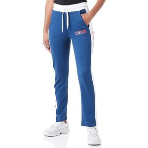 Love Moschino Joggingbroek, slim fit, casual broek voor dames, Blauw/Wit