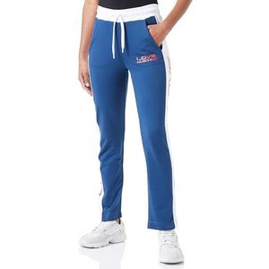 Love Moschino Pantalon de jogging décontracté pour femme, Bleu/blanc, 44
