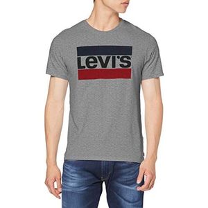 Levi's Sportswear Logo Graphic T-shirt voor heren (1 stuk), grijs.