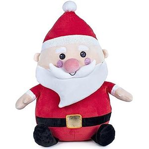 Famosa Softies - Kerstman pluche dier 45 cm, kerstman decoratieve pop met rood kostuum en zachte zachte muts om cadeau te geven aan iedereen, oudere meisjes en jongens, beroemd (760022342)