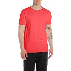 Replay T-shirt heren, 064 Licht Rood