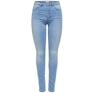 ONLY Onlroyal Hw Sk Jeans Bj13333 Noos Damesjeans, Lichtblauw jeans