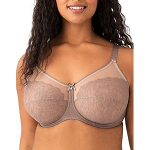 Wacoal Retro Chic Underwire BH met beugels, retrostijl, chic, dames, cappuccino, 85 F, Cappuccino