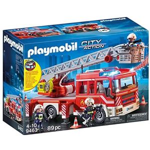 Playmobil 9463 Brandweerauto met draaibare ladder - City Action - brandweer - brandweer