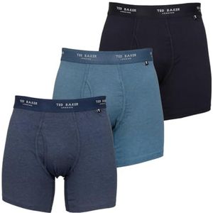 Ted Baker Ted Baker Set van 3 boxershorts van katoen, nauwsluitende boxershorts voor heren, zwart.