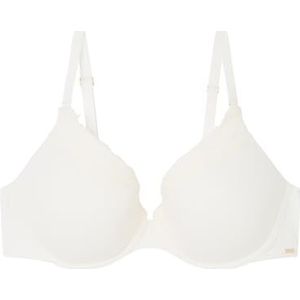 Women'secret Soutien-gorge rembourré pour femme, Blanc cassé, 100D