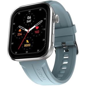 Noise ColorFit Pro 5 Max 5 cm AMOLED-display, BT oproep, analyse na de training, VO2 Max, snelle gezondheid, 5 keer snellere gegevensoverdracht, ruimteblauw, Spaceblauw., Casual