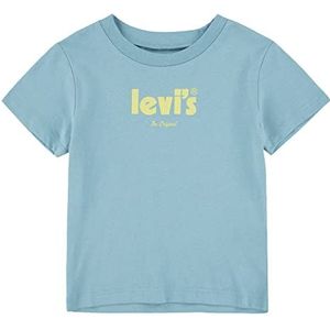 Levi's Kids Lvb Poster logo original tee bébé garçon, Sarcelle, 9 mois