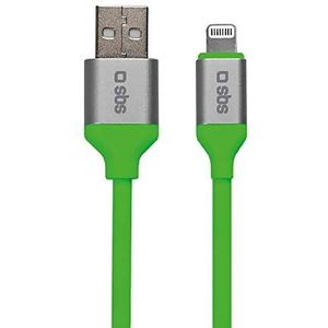 SBS Lightning-kabel van 150 cm met 2.0 USB-aansluiting en MFI Lightning-kabel, ideaal voor Apple iPhone 11, 11 Pro, 11 Pro Max, X, XS, XS Max, XR, 8, 8 Plus, 7, 7 Plus, 6, 6s, iPad