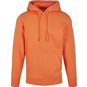 Urban Classics Organic Basic Hoodie voor heren, 1 stuk, mandarijn.