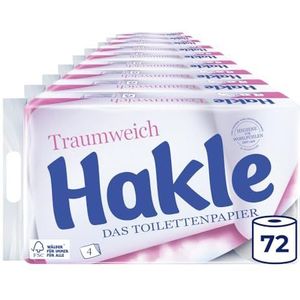 Hakle Traumweich toiletpapier - 72 rollen zacht toiletpapier voor het welzijn