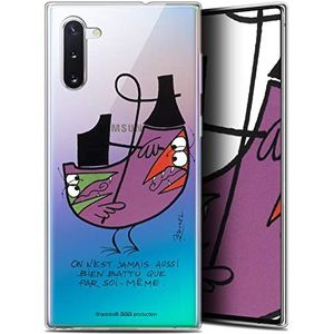 Caseink Beschermhoes voor Samsung Galaxy Note 10 (6,3 inch), officieel gelicentieerd product Les Shadoks® Soi-Même design, zacht, ultradun,